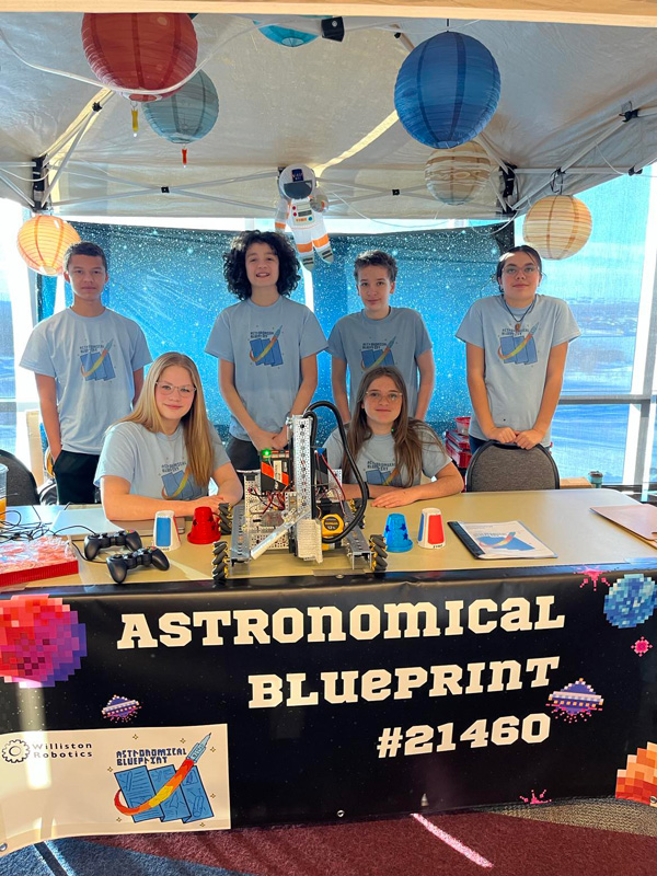 2022-2023 FTC Team Astronomical Blueprint. Photo Submission, Rebecca Schug